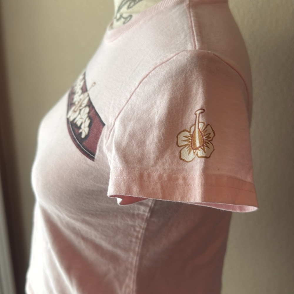 HIC Hibiscus Pink Women's Short Sleeve Tee - Picture 4 of 5